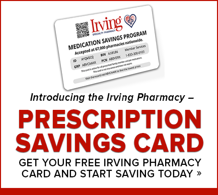 Irving Savings Card